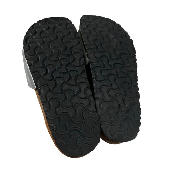 BIRKENSTOCK Silver Metallic MOLINA Single Strap Sandals‎ Women's Sz 36 - US L5 - Picture 9 of 10